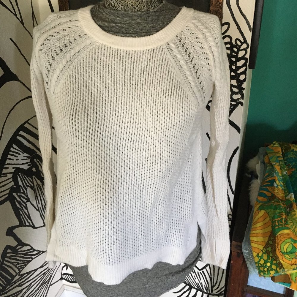 White Ann Taylor Sweater